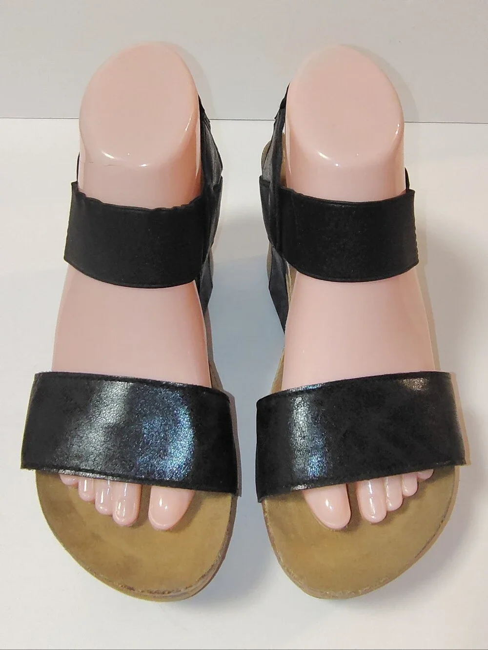 Pierre Dumas Women's Hester-1 Platform Wedge Slingback Comfort Slip-On Sandals 8